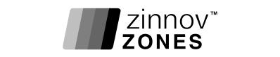 zinnov black logo